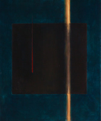 Ferdinando Pagani, "Davanti al Sinedrio", 2009, acrilico su tela, 101x83 cm.
