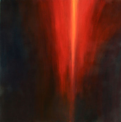 Ferdinando Pagani, "Dando un forte grido spirò", 2009, acrilico su tela, 99x99 cm.
