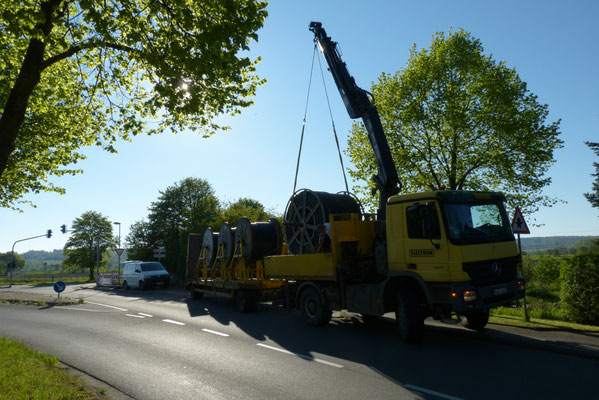 Bauarbeiten an der Erdkabelverlegung - Foto: Björn Behrendt