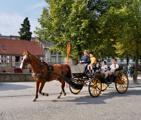 Belgien, Brügge Kutschen