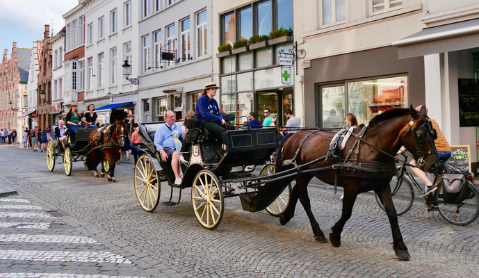 Belgien, Brügge Kutschen