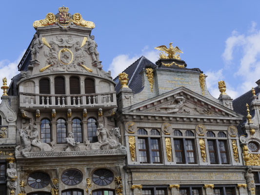 Gildehäuser Zunfthäuser, am Grote Markt  Grande Place Brüssel Belgien