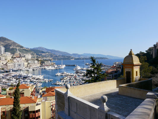 Monaco, Blick auf Yachthafen