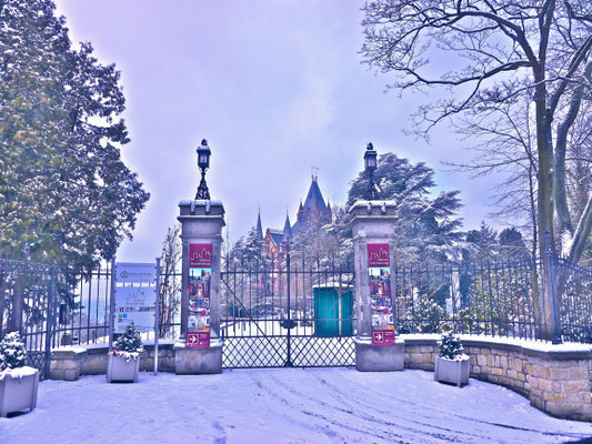 Schloss Drachenburg im Winterzauber