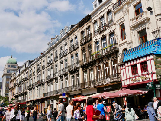 Belgien Brüssel Einkaufsmeile Altstadtstraßen