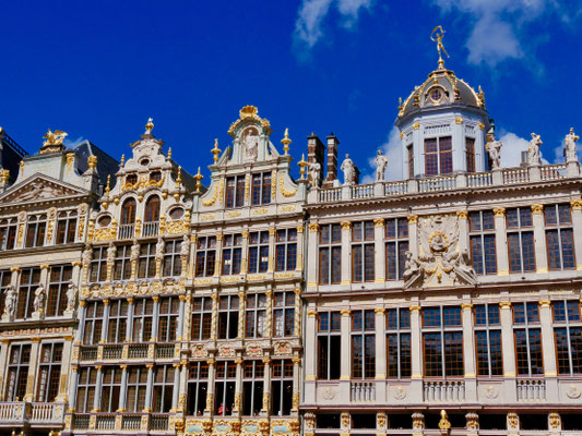 Gildehäuser Zunfthäuser, am Grote Markt  Grande Place Brüssel Belgien