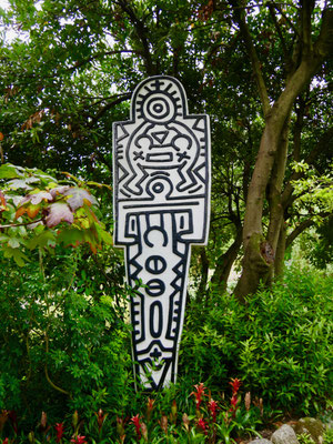 Keith Haring Skulptur, Andre`Heller Garten, Gardasee Gardasee Italien