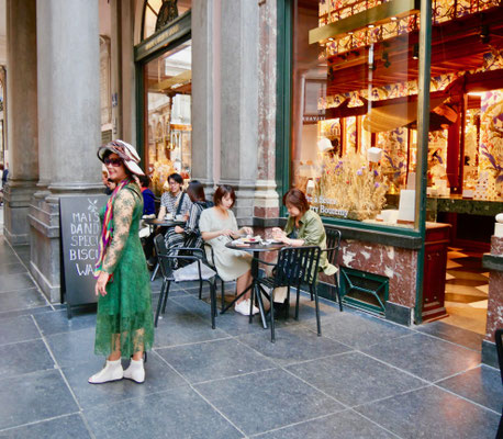 Belgien Brüssel Fressgasse