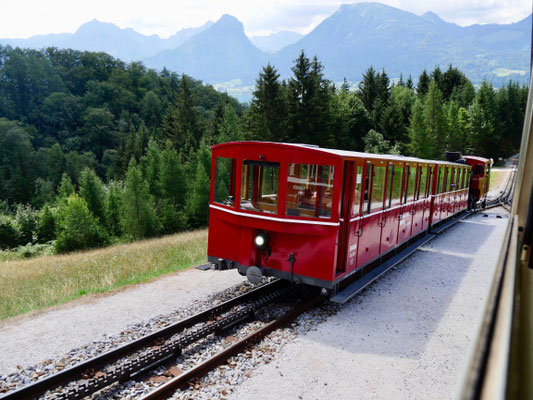Schafbergbahn St. Wolfgang am Wolfgangsee Österreich Sehenswürdigkeit am Wolfgangsee