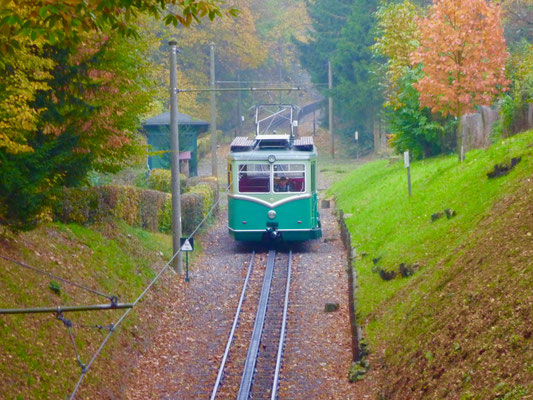 Älteste Zahnradbahn Deutschlands Drachenfels im Siebengebirge