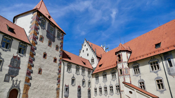 Füssen im Allgäu das Hohe Schloss