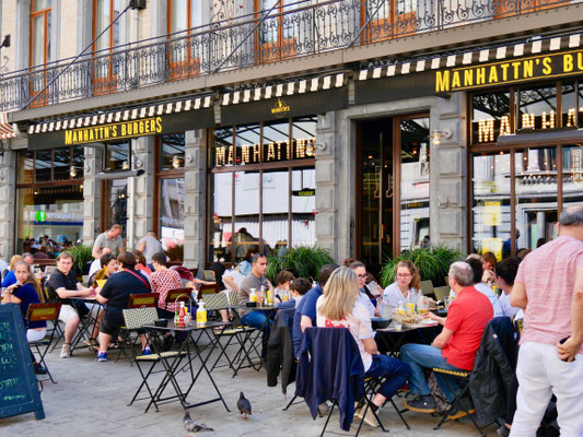 Belgien Brüssel Einkaufsmeile Altstadtstraßen