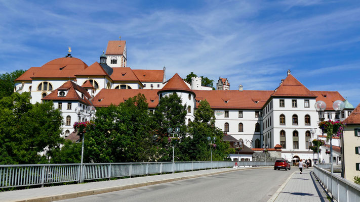 Füssen im Allgäu das Hohe Schloss
