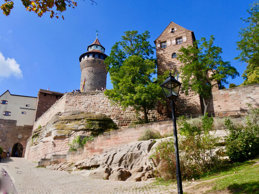 Die Kaiserburg in Nürnberg