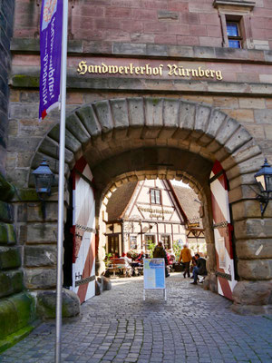 Nürnberger Handwerkshof Sehenswürdigkeiten Deutschland Nürnberg