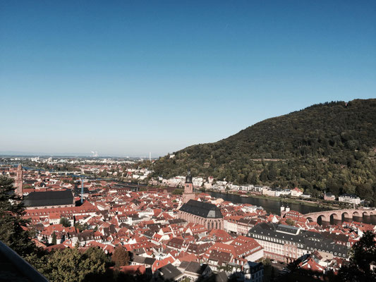 Stadtansicht Heidelberg am Neckar
