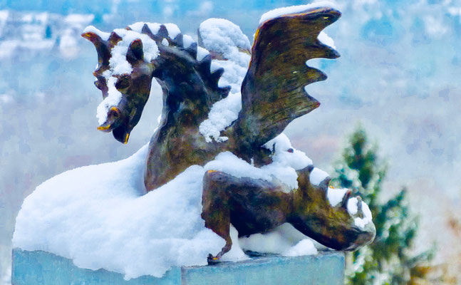 Schloss Drachenburg im Winterzauber