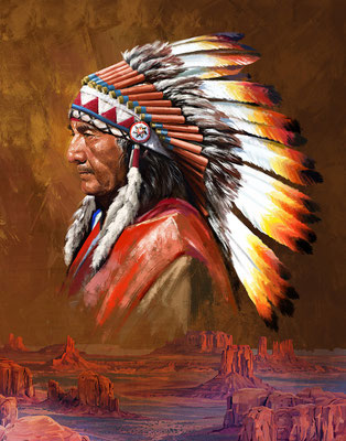 Native American_1／Photoshop