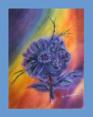 Nr. 98/05    Airbrush auf  Fin Art Papier 70x60 cm  inkl. Karton - Passepartout  € 250,- 