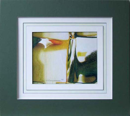 Nr. 2/03  Airbrush auf  Fin Art  Papier 50x45 cm inkl. Karton - Passepartout  € 220,-