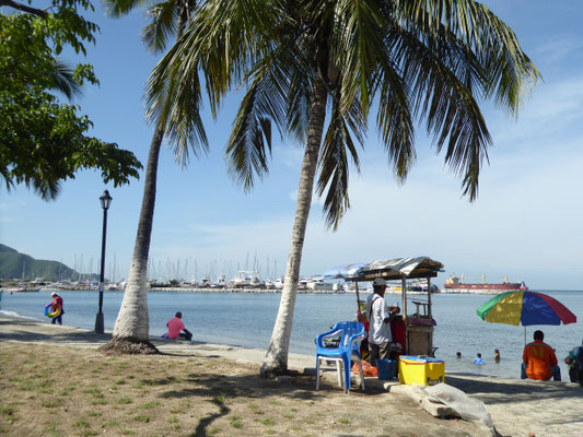 Bild: Am Strand von Santa Marta