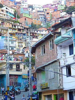 Bild: Slumviertel von Medellin
