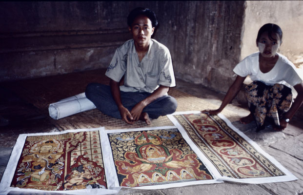 Bild: Maler in Bagan