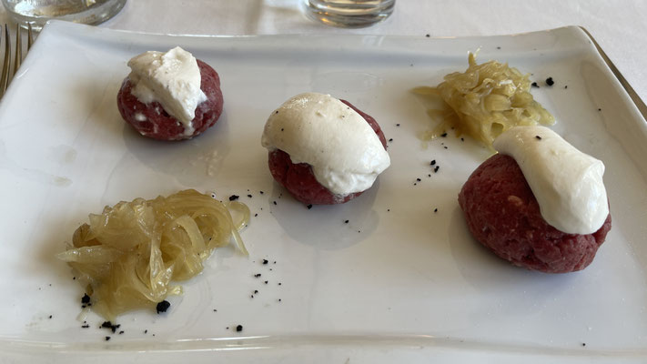 Frische Hackbällchen