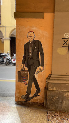 Graffiti  Bologna Nähe Via san Vitale