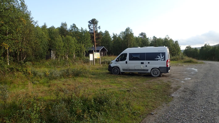 Bild: Übernachtungsplatz Vindelfjäll 