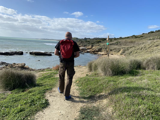 An der Küste Richtung Solente