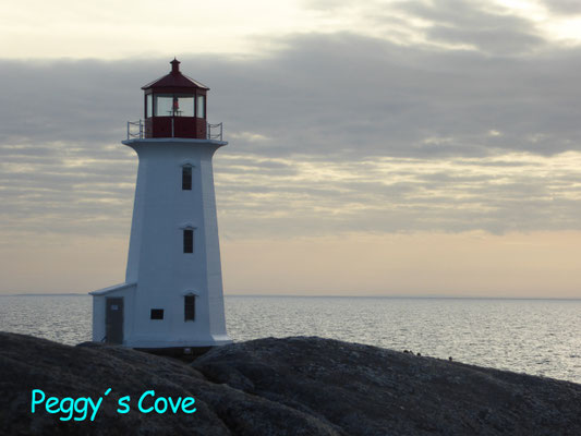 Bild: Der Leuchtturm von Peggy´s Cove in Nova Scotia / Kanada 