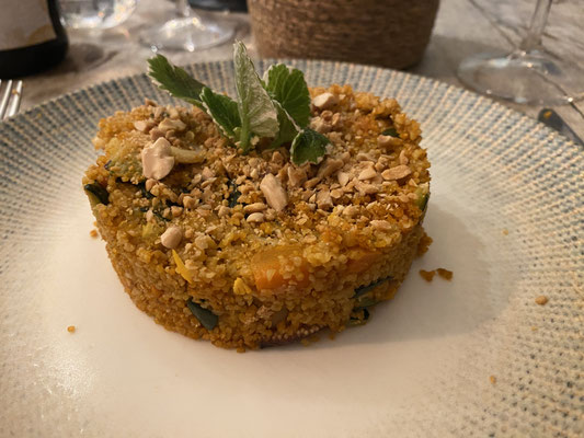 Couscous mit Fisch