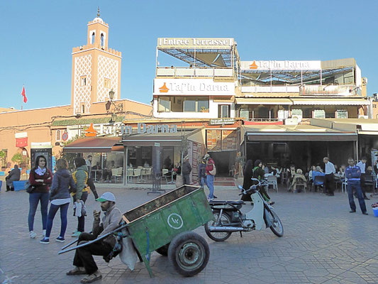 Bild: Djemaa El Fna in Marrakech 