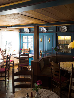 Das Restaurant Friesenpesel auf Hallig Hooge
