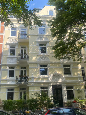 Bild: Überstrichene Fassade