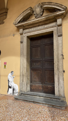 Graffiti  Bologna Nähe Via san Vitale