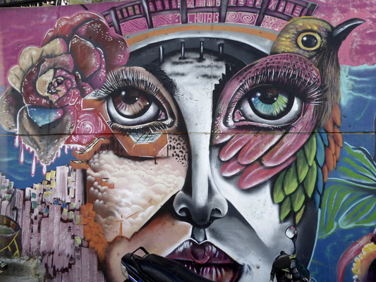 Bild: Graffiti in Medellin