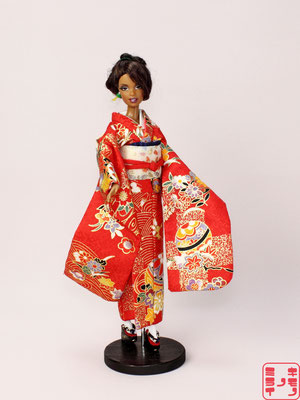 バービー 着物,Barbie kimono,ドール 服