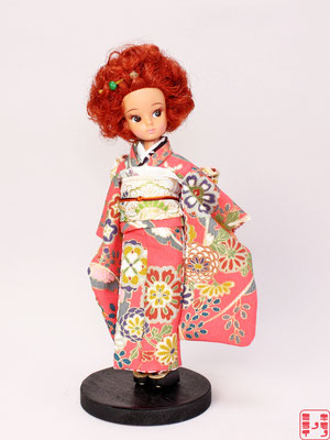 復刻版初代リカちゃん 着物,復刻リカ 振袖,Licca kimono