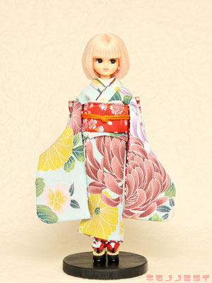 リカちゃん　着物,キャッスル　振袖,Licca kimono