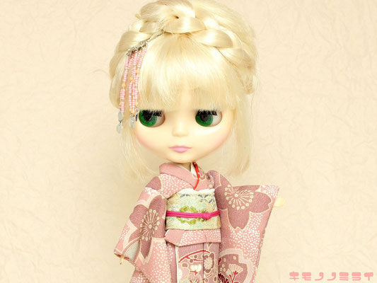 Blythe kimono,ブライス　着物,ネオブライス　振袖