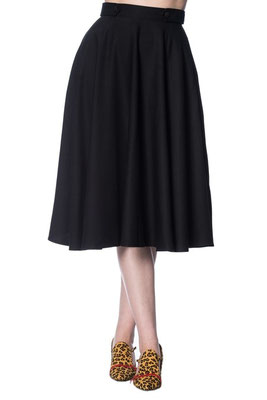 Rockabilly Swing Skirt Black