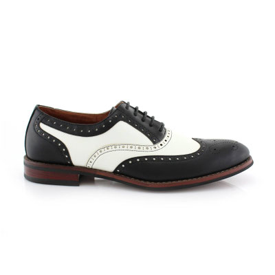 Oxford Twotones Black/White Shoes