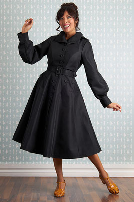 Miss Candyfloss - Bernadette-Lou Coat black