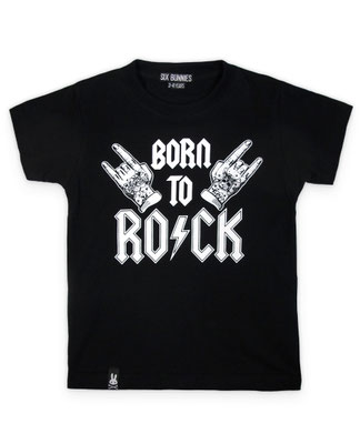 Six Bunnies - Born to Rock Kids T-Shirt