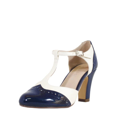 Gatsby Retro Heels Navy/White