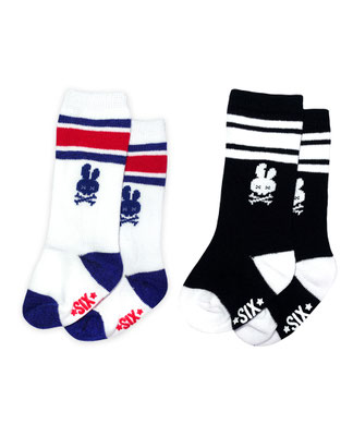 Six Bunnies - Baby Boy Socks
