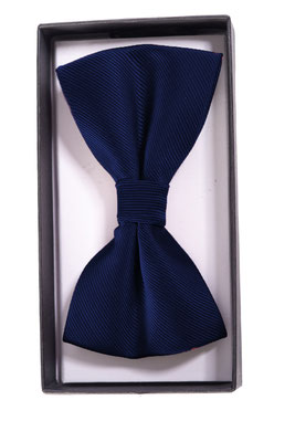 Banned - Ribbon Dance Bow Tie Navy Blue