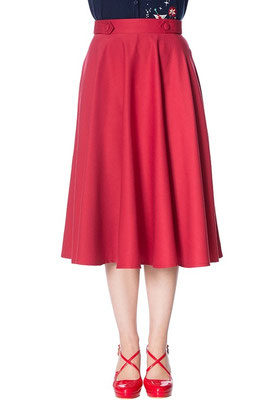 Vintage Swing Skirt Red